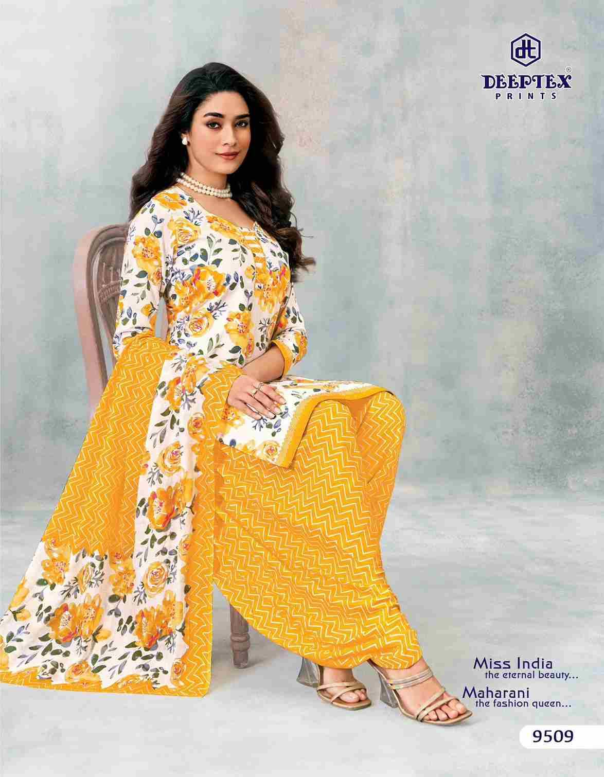 Miss India Vol-95 By Deeptex Prints 9501 To 9516 Series Beautiful Festive Suits Stylish Fancy Colorful Casual Wear & Ethnic Wear Cotton Print Dresses At Wholesale Price