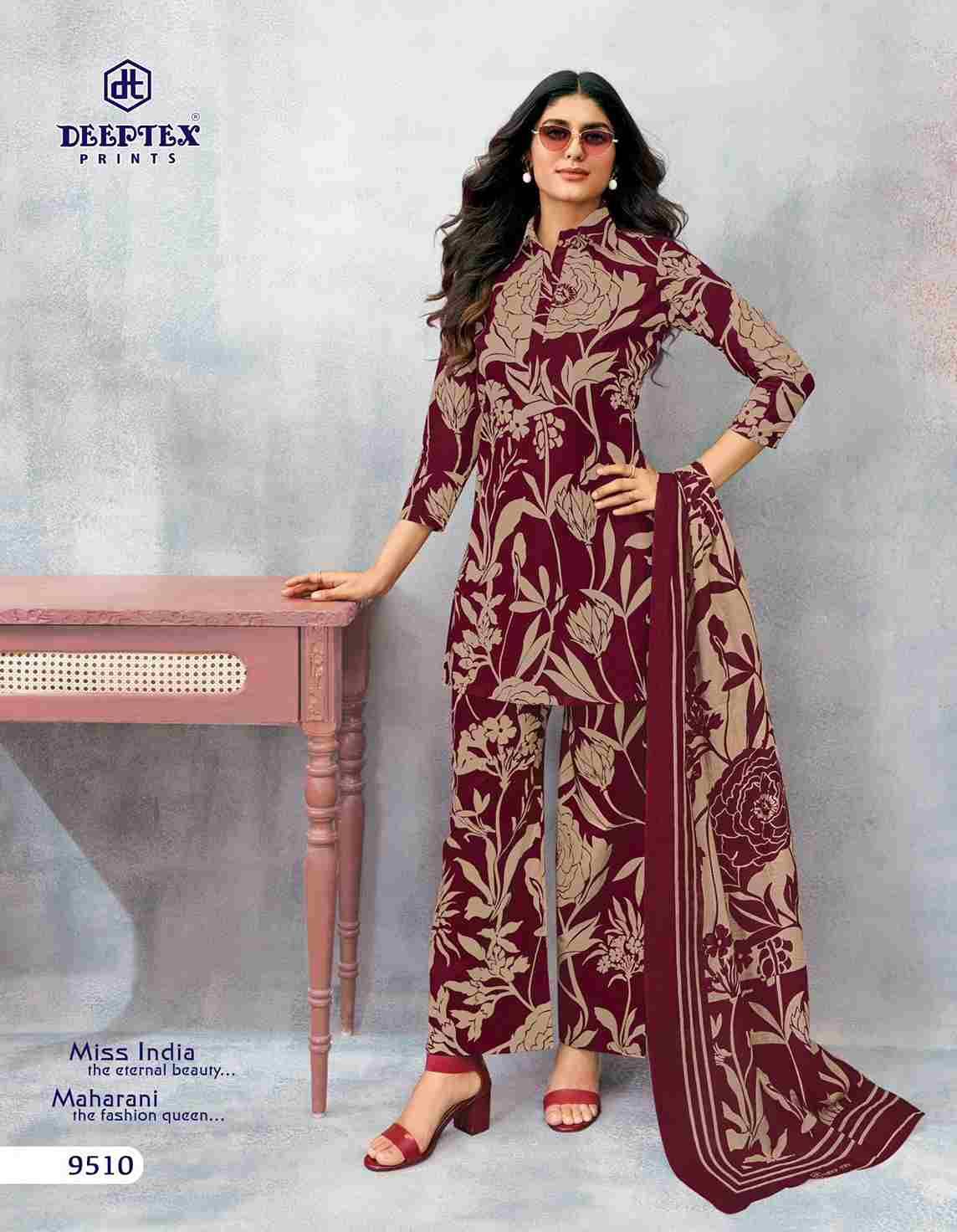 Miss India Vol-95 By Deeptex Prints 9501 To 9516 Series Beautiful Festive Suits Stylish Fancy Colorful Casual Wear & Ethnic Wear Cotton Print Dresses At Wholesale Price