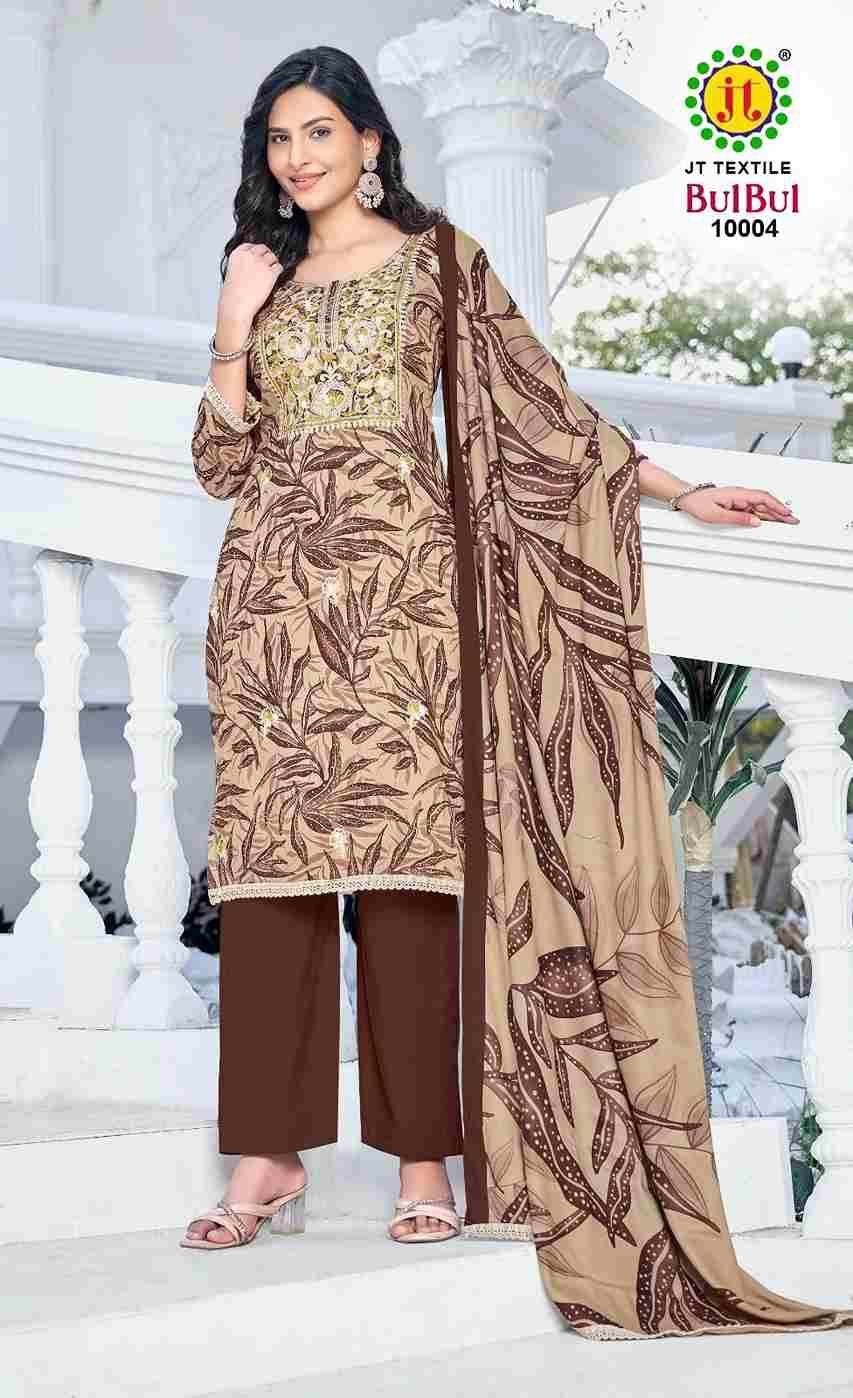 Bulbul Vol-10 By JT 10001 To 10005 Series Beautiful Festive Suits Colorful Stylish Fancy Casual Wear & Ethnic Wear Rayon Dresses At Wholesale Price