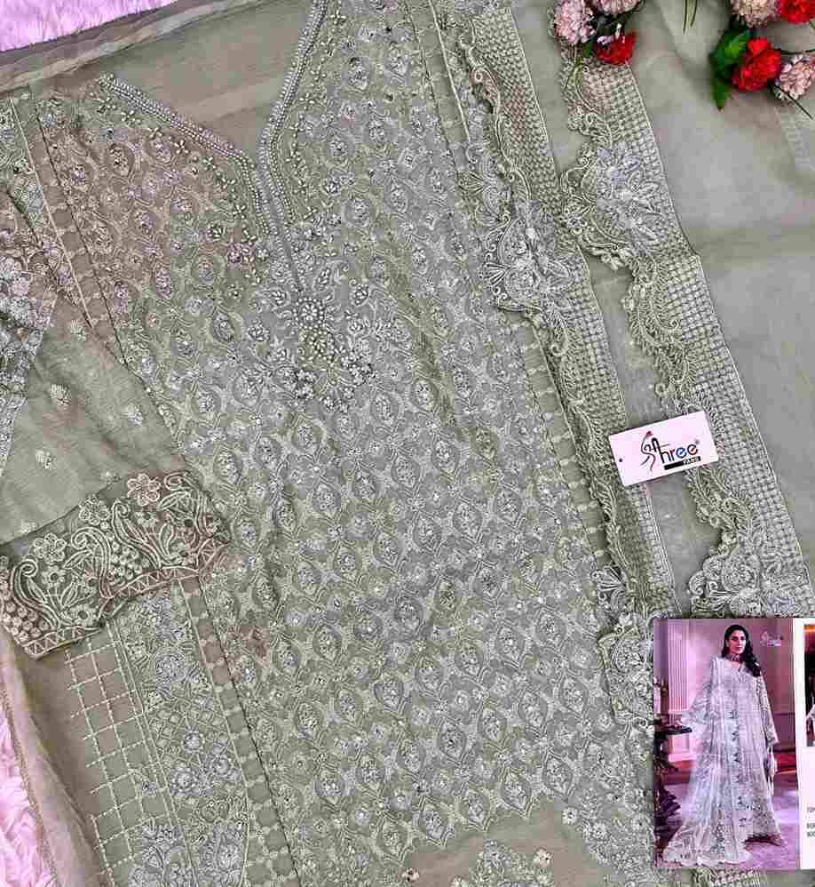 Shree Fabs Hit Design SF-5543 Colours By Shree Fabs SF-5543-A To SF-5543-D Series Beautiful Stylish Pakistani Suits Fancy Colorful Casual Wear & Ethnic Wear & Ready To Wear Chiffon Embroidery Dresses At Wholesale Price