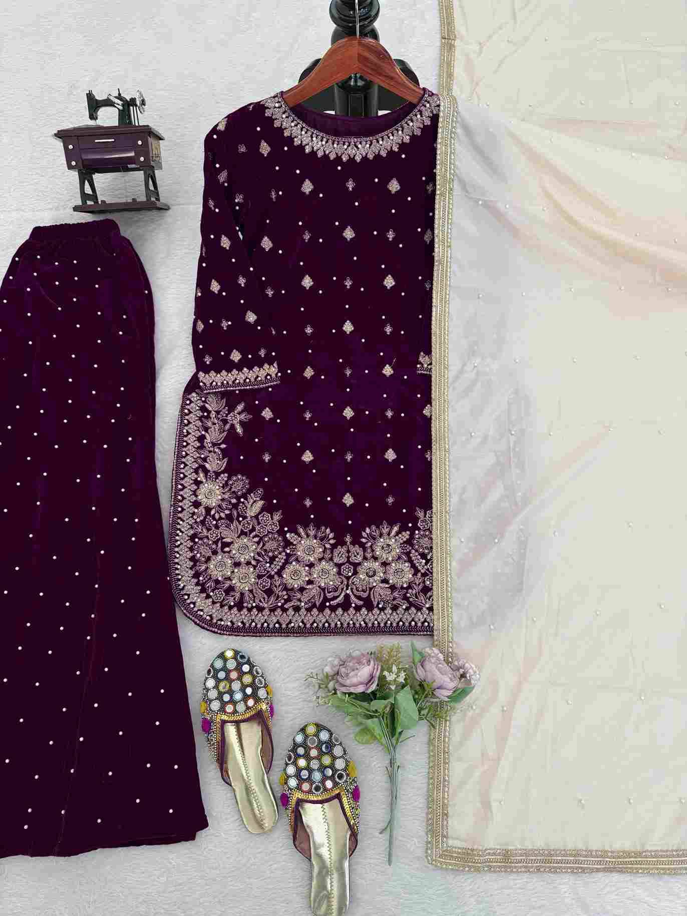 K-1536 By Fashid Wholesale 01 To 06 Series Beautiful Festive Suits Colorful Stylish Fancy Casual Wear & Ethnic Wear Heavy Viscose Velvet Dresses At Wholesale Price