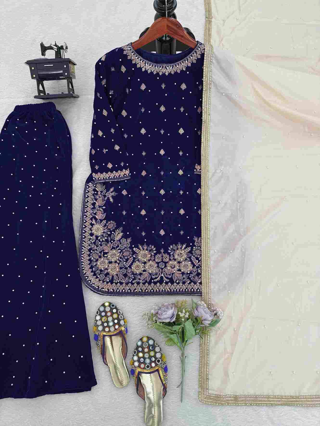 K-1536 By Fashid Wholesale 01 To 06 Series Beautiful Festive Suits Colorful Stylish Fancy Casual Wear & Ethnic Wear Heavy Viscose Velvet Dresses At Wholesale Price