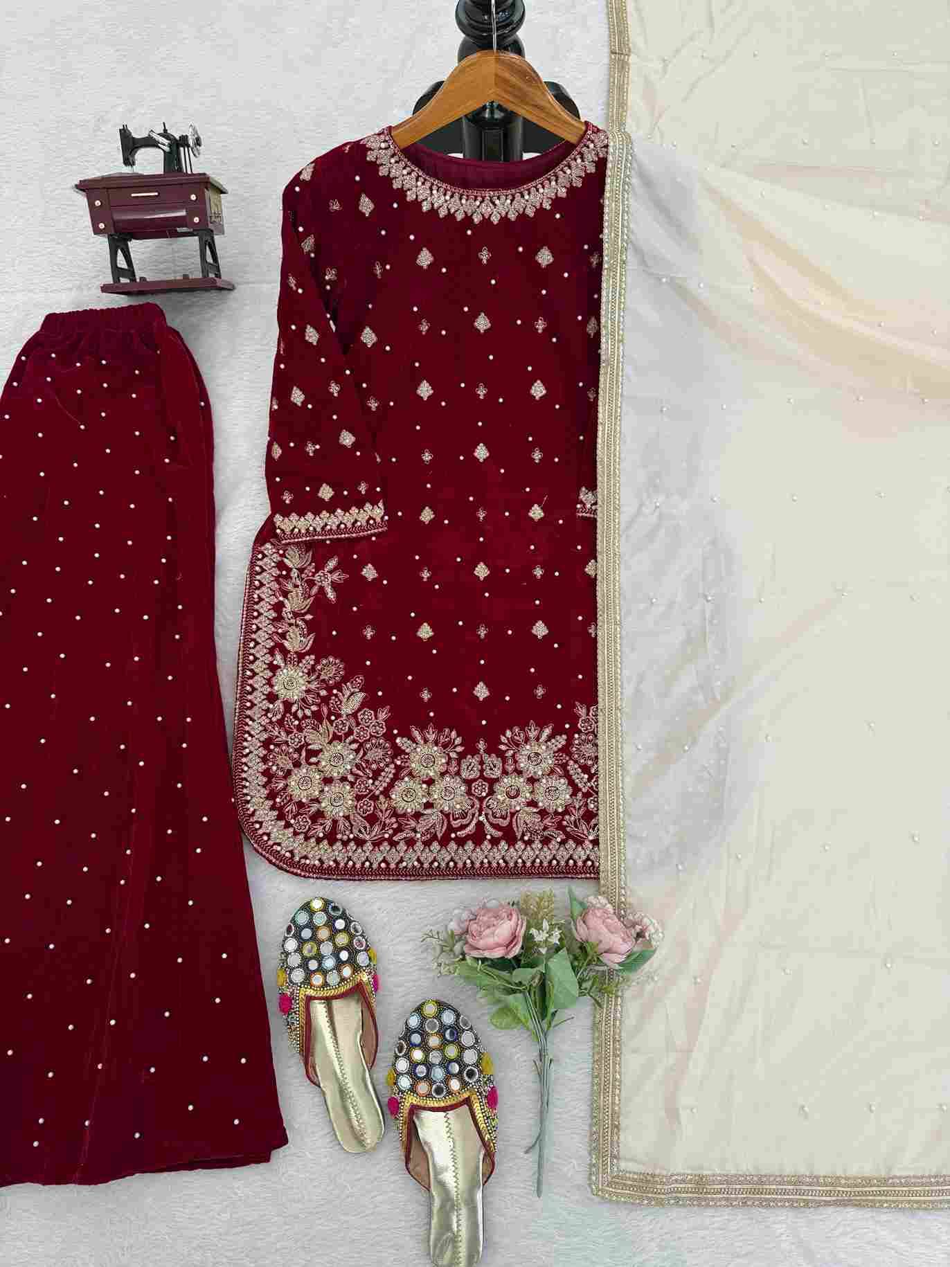 K-1536 By Fashid Wholesale 01 To 06 Series Beautiful Festive Suits Colorful Stylish Fancy Casual Wear & Ethnic Wear Heavy Viscose Velvet Dresses At Wholesale Price