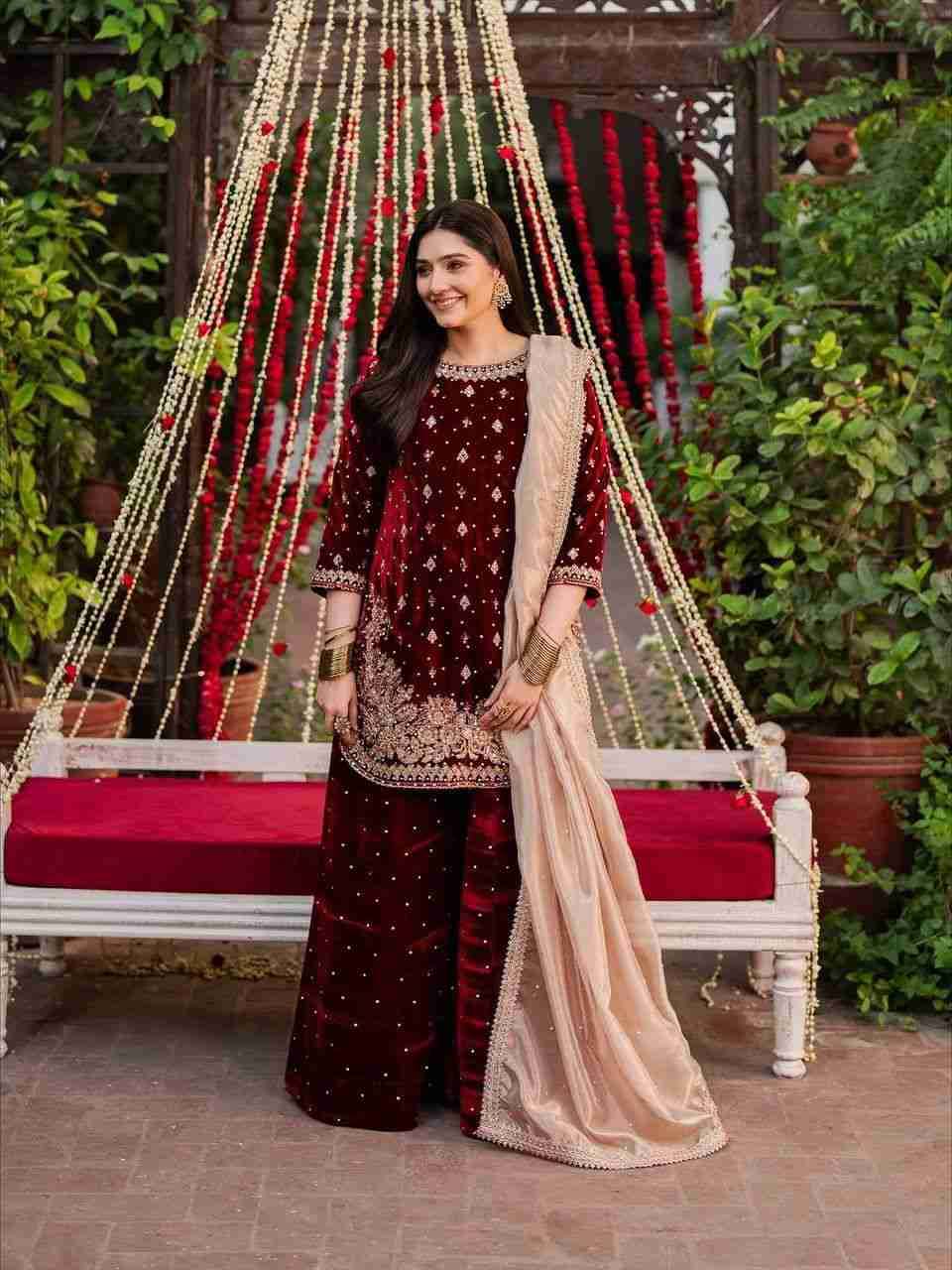 K-1536 By Fashid Wholesale 01 To 06 Series Beautiful Festive Suits Colorful Stylish Fancy Casual Wear & Ethnic Wear Heavy Viscose Velvet Dresses At Wholesale Price