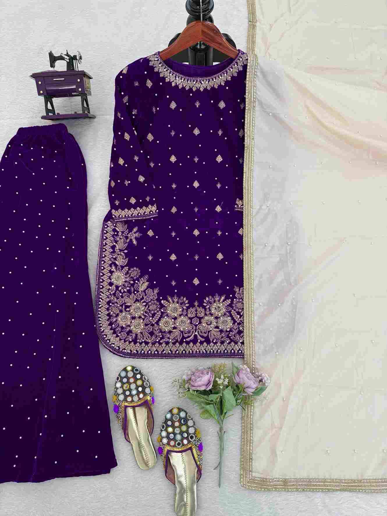 K-1536 By Fashid Wholesale 01 To 06 Series Beautiful Festive Suits Colorful Stylish Fancy Casual Wear & Ethnic Wear Heavy Viscose Velvet Dresses At Wholesale Price