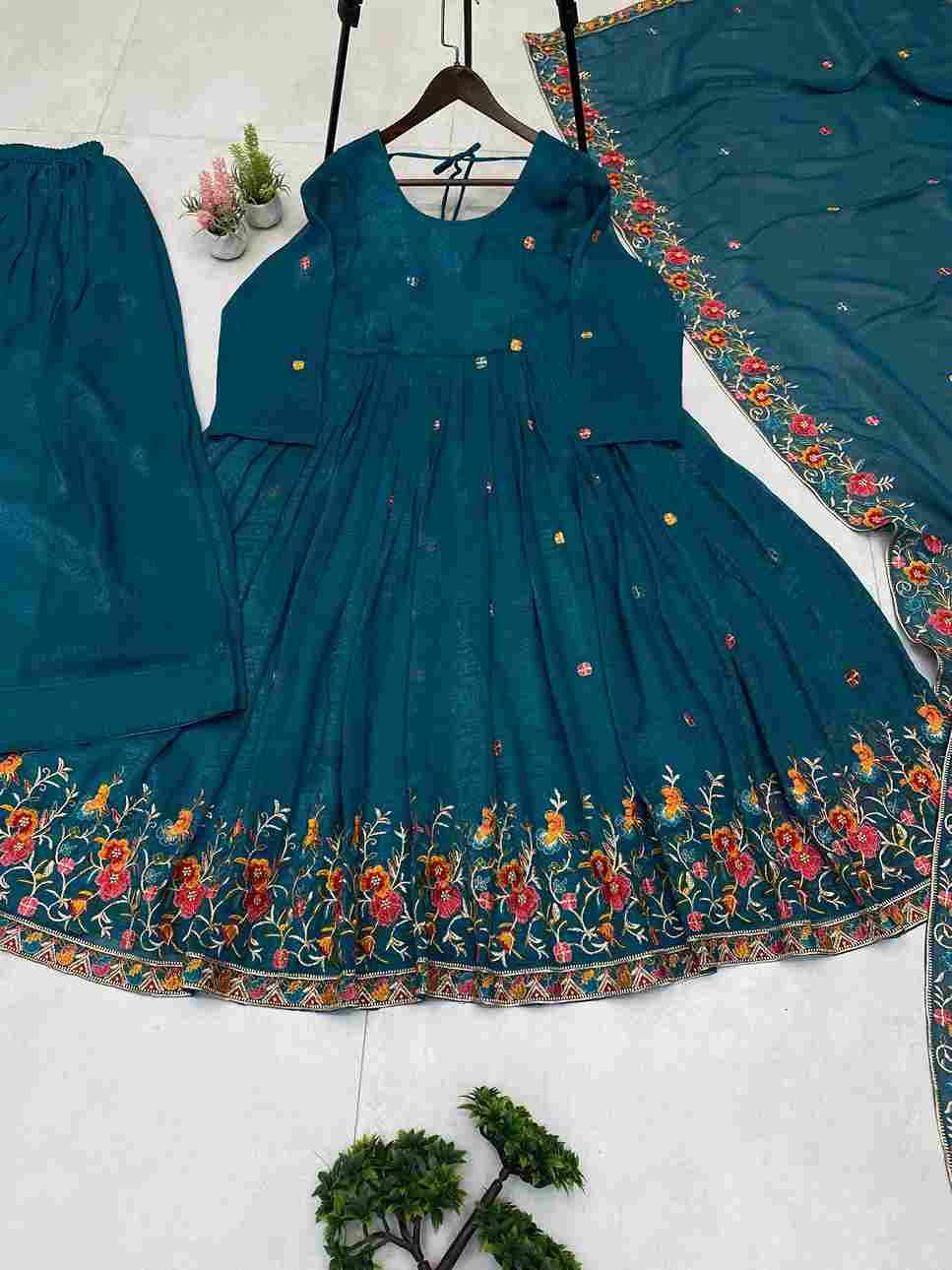 Le-2034 By Fashid Wholesale Beautiful Festive Suits Colorful Stylish Fancy Casual Wear & Ethnic Wear Crunchy Dresses At Wholesale Price