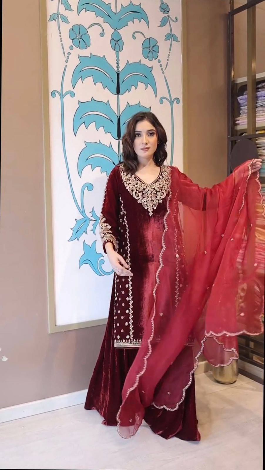 Le-2020 By Fashid Wholesale Beautiful Festive Suits Colorful Stylish Fancy Casual Wear & Ethnic Wear Velvet Dresses At Wholesale Price