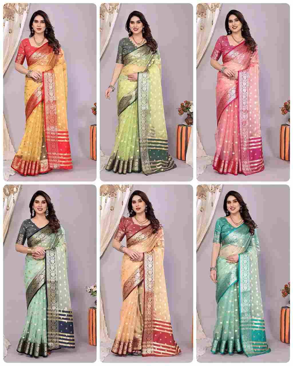 Ab-Bansi By Fashid Wholesale 01 To 06 Series Indian Traditional Wear Collection Beautiful Stylish Fancy Colorful Party Wear & Occasional Wear Pure Kanjivaram Tissue Silk Sarees At Wholesale Price
