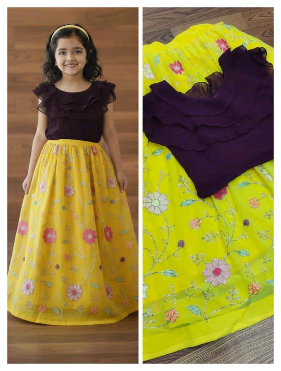 Pv-Lehenga Vol-10 By Fashid Wholesale 01 To 05 Series Designer Beautiful Collection Occasional Wear & Party Wear Soft Georgette Lehenga At Wholesale Price