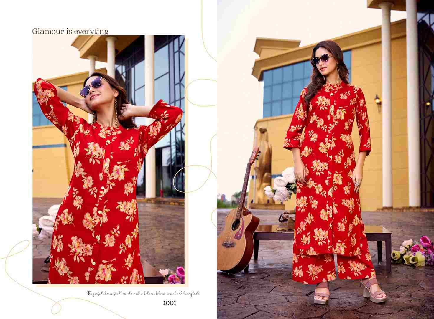 Sia By Ashwath Trendz 1001 To 1006 Series Designer Stylish Fancy Colorful Beautiful Party Wear & Ethnic Wear Collection Vatican Print Kurtis With Bottom At Wholesale Price
