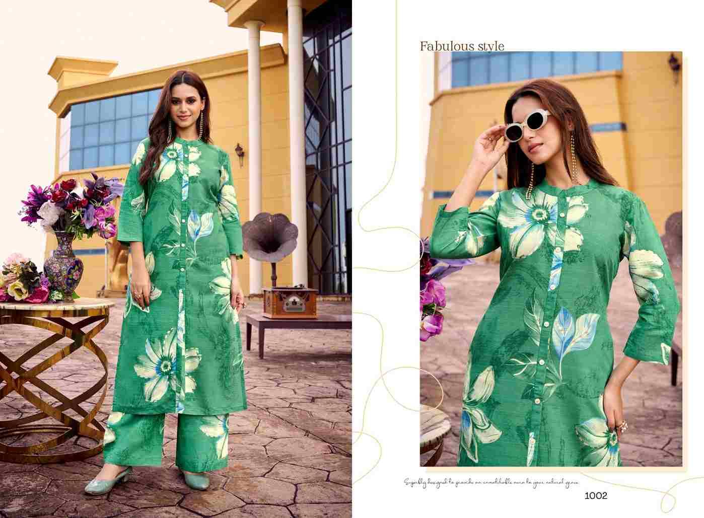 Sia By Ashwath Trendz 1001 To 1006 Series Designer Stylish Fancy Colorful Beautiful Party Wear & Ethnic Wear Collection Vatican Print Kurtis With Bottom At Wholesale Price