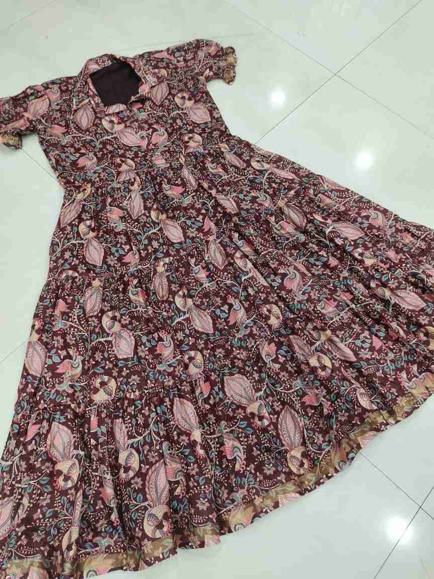 Pv-Gown Vol-10 By Fashid Wholesale 01 To 04 Series Designer Beautiful Collection Occasional Wear & Party Wear Pure Cotton Silk Gowns At Wholesale Price