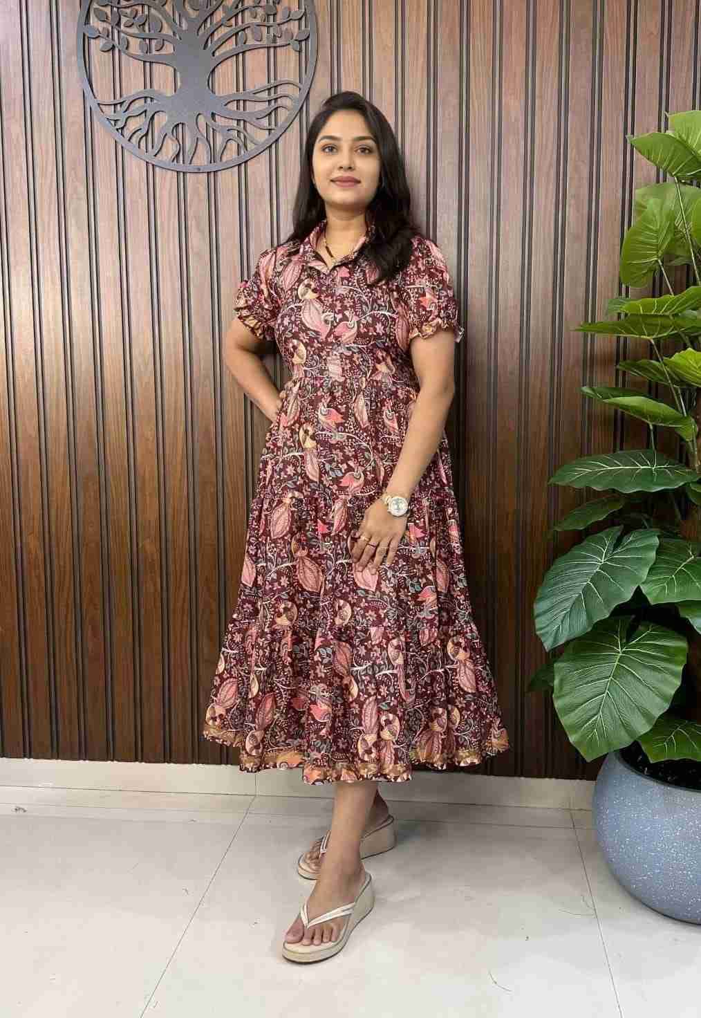 Pv-Gown Vol-10 By Fashid Wholesale 01 To 04 Series Designer Beautiful Collection Occasional Wear & Party Wear Pure Cotton Silk Gowns At Wholesale Price