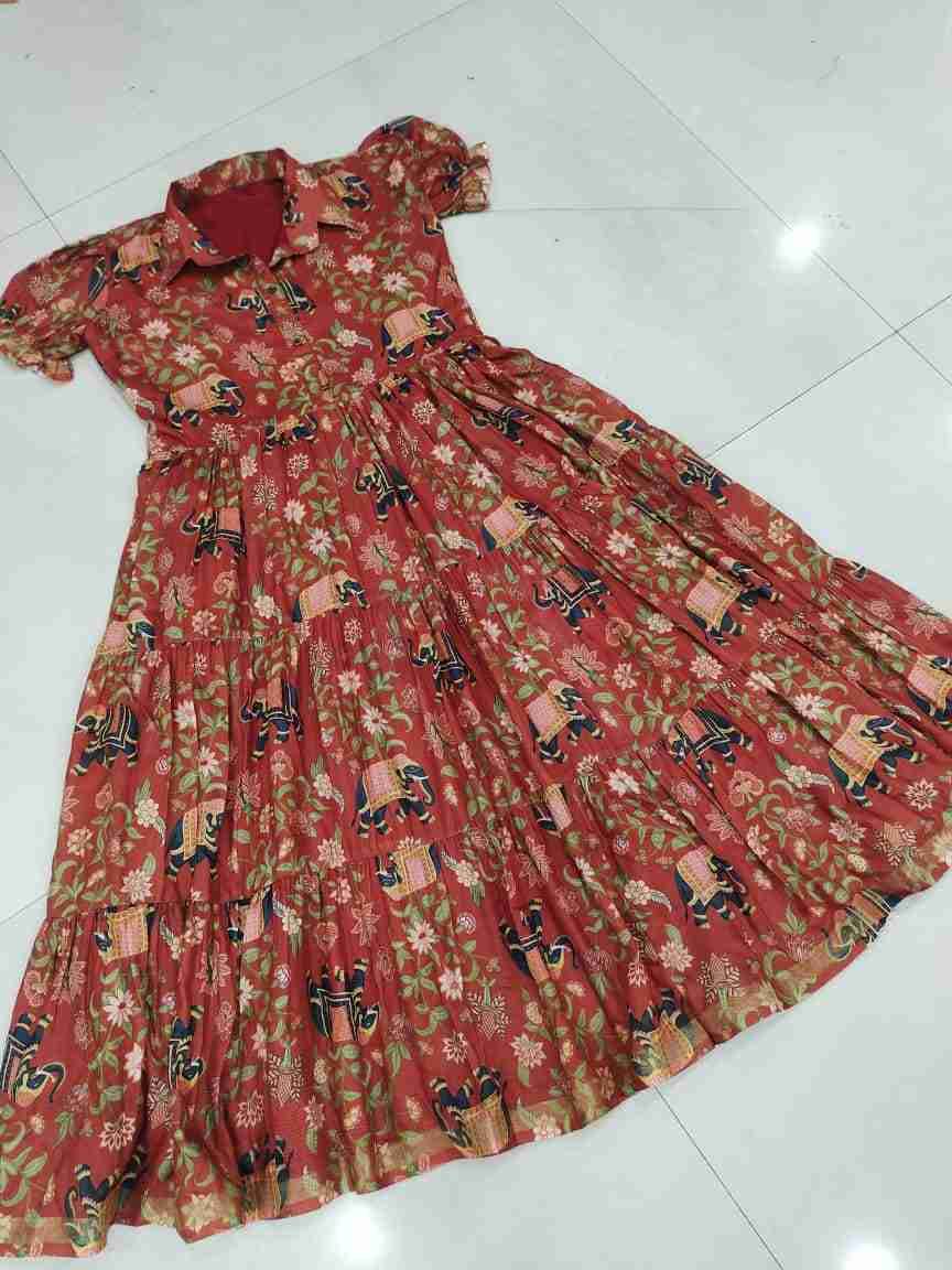 Pv-Gown Vol-10 By Fashid Wholesale 01 To 04 Series Designer Beautiful Collection Occasional Wear & Party Wear Pure Cotton Silk Gowns At Wholesale Price