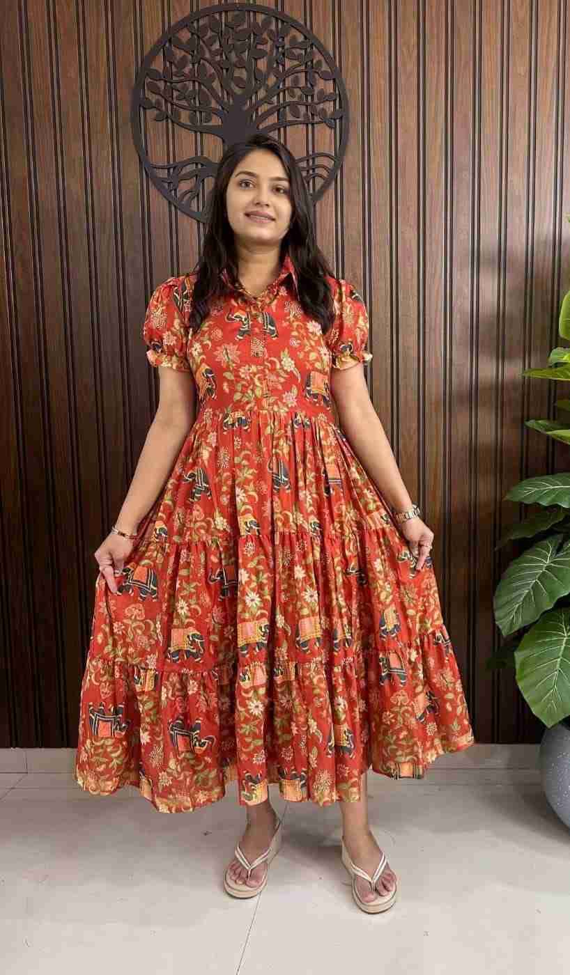 Pv-Gown Vol-10 By Fashid Wholesale 01 To 04 Series Designer Beautiful Collection Occasional Wear & Party Wear Pure Cotton Silk Gowns At Wholesale Price