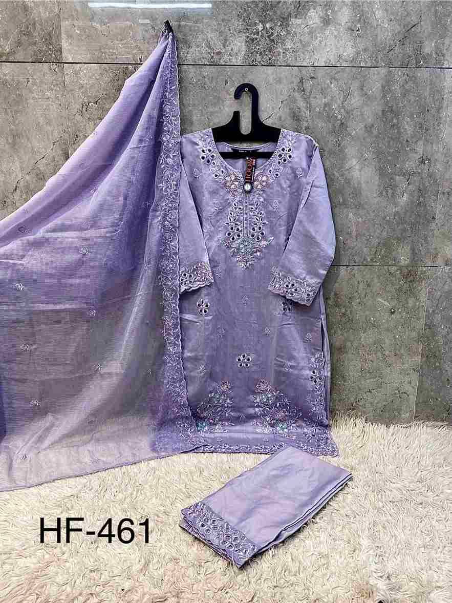 Hoor Tex Hit Design HF-461 Colours By Hoor Tex HF-461-A To HF-461-D Series Designer Festive Pakistani Suits Collection Beautiful Stylish Fancy Colorful Party Wear & Occasional Wear Heavy Viscose With Embroidered Dresses At Wholesale Price