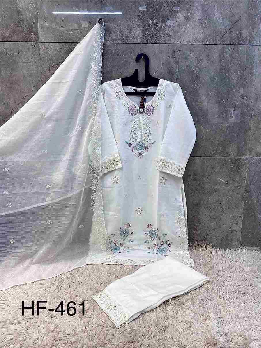 Hoor Tex Hit Design HF-461 Colours By Hoor Tex HF-461-A To HF-461-D Series Designer Festive Pakistani Suits Collection Beautiful Stylish Fancy Colorful Party Wear & Occasional Wear Heavy Viscose With Embroidered Dresses At Wholesale Price