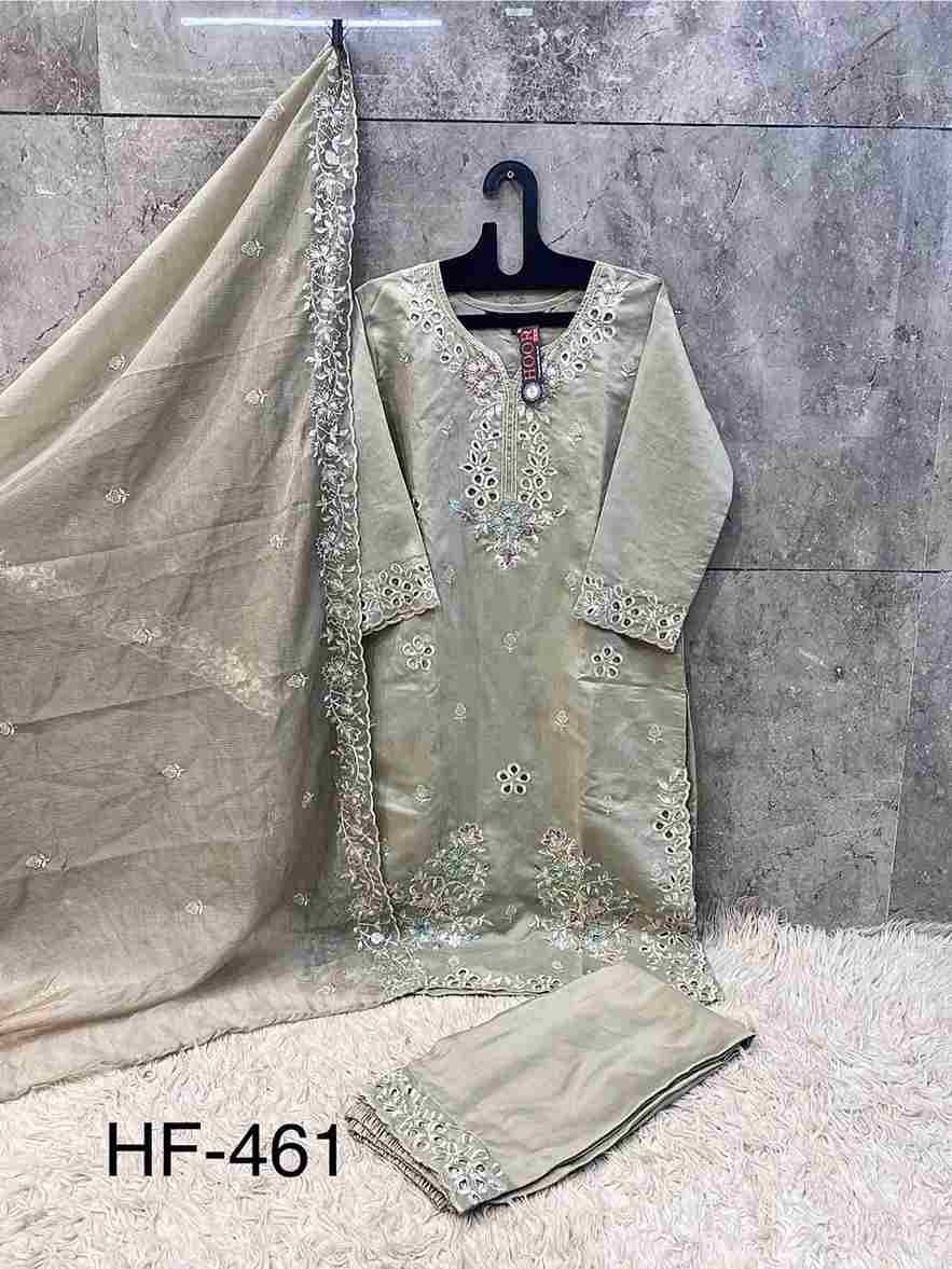 Hoor Tex Hit Design HF-461 Colours By Hoor Tex HF-461-A To HF-461-D Series Designer Festive Pakistani Suits Collection Beautiful Stylish Fancy Colorful Party Wear & Occasional Wear Heavy Viscose With Embroidered Dresses At Wholesale Price