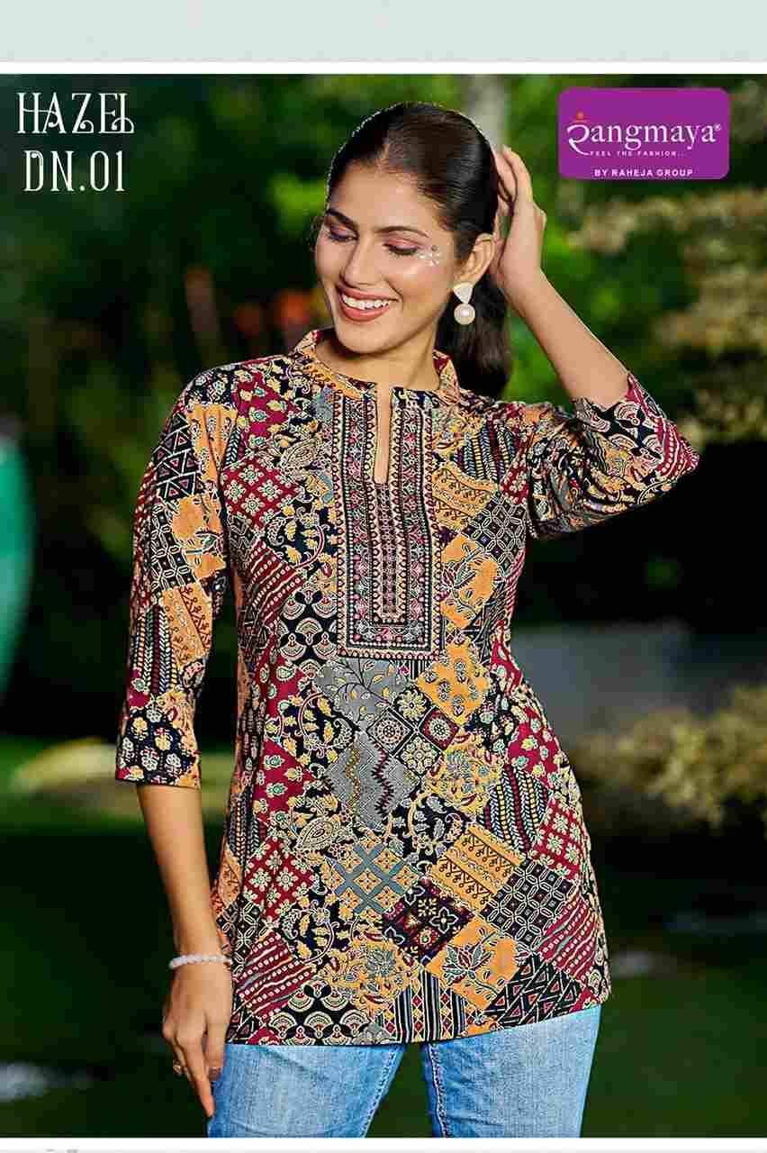 Hazel By Rangmaya 01 To 08 Series Designer Stylish Fancy Colorful Beautiful Party Wear & Ethnic Wear Collection Heavy Batik Tops At Wholesale Price
