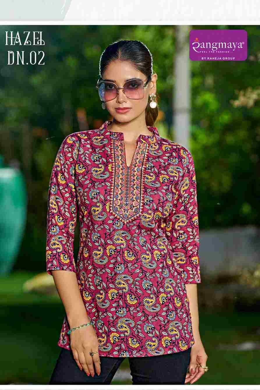 Hazel By Rangmaya 01 To 08 Series Designer Stylish Fancy Colorful Beautiful Party Wear & Ethnic Wear Collection Heavy Batik Tops At Wholesale Price