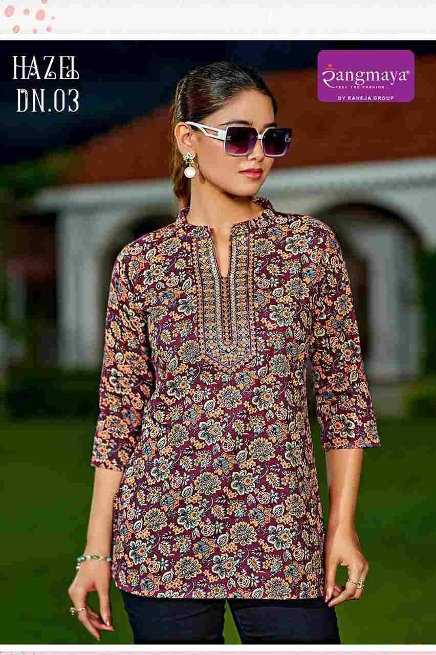Hazel By Rangmaya 01 To 08 Series Designer Stylish Fancy Colorful Beautiful Party Wear & Ethnic Wear Collection Heavy Batik Tops At Wholesale Price