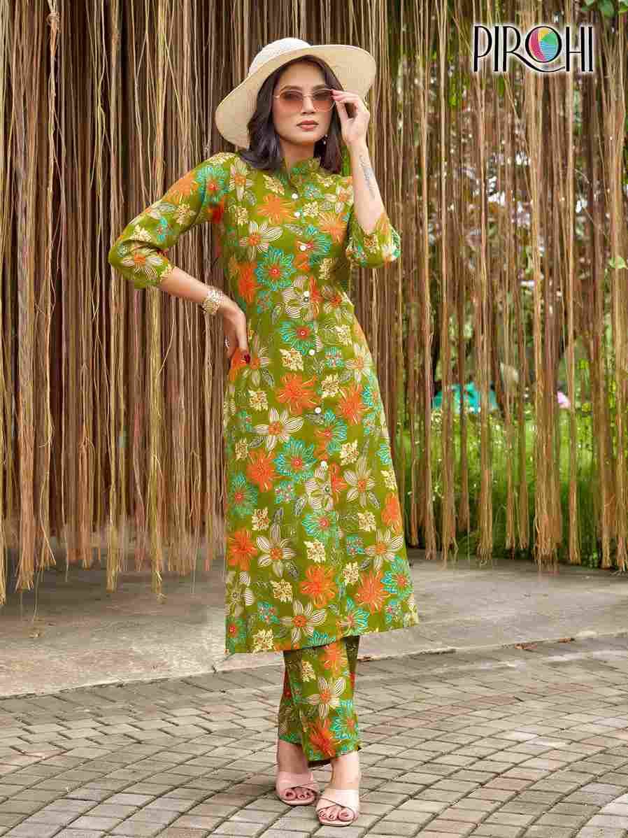 Kimora By Pirohi 101 To 108 Series Designer Stylish Fancy Colorful Beautiful Party Wear & Ethnic Wear Collection Viscose Vertican Co-Ord At Wholesale Price