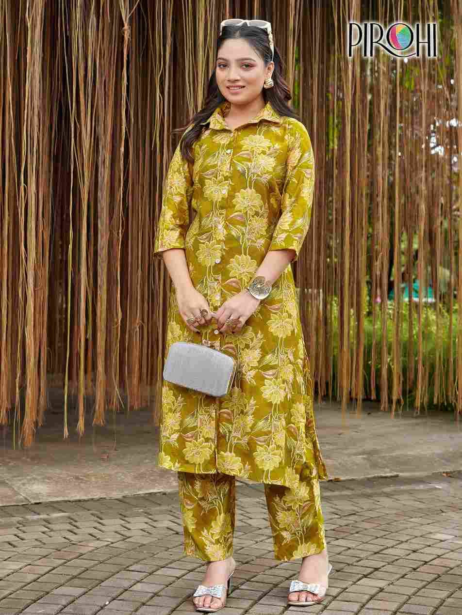 Kimora By Pirohi 101 To 108 Series Designer Stylish Fancy Colorful Beautiful Party Wear & Ethnic Wear Collection Viscose Vertican Co-Ord At Wholesale Price