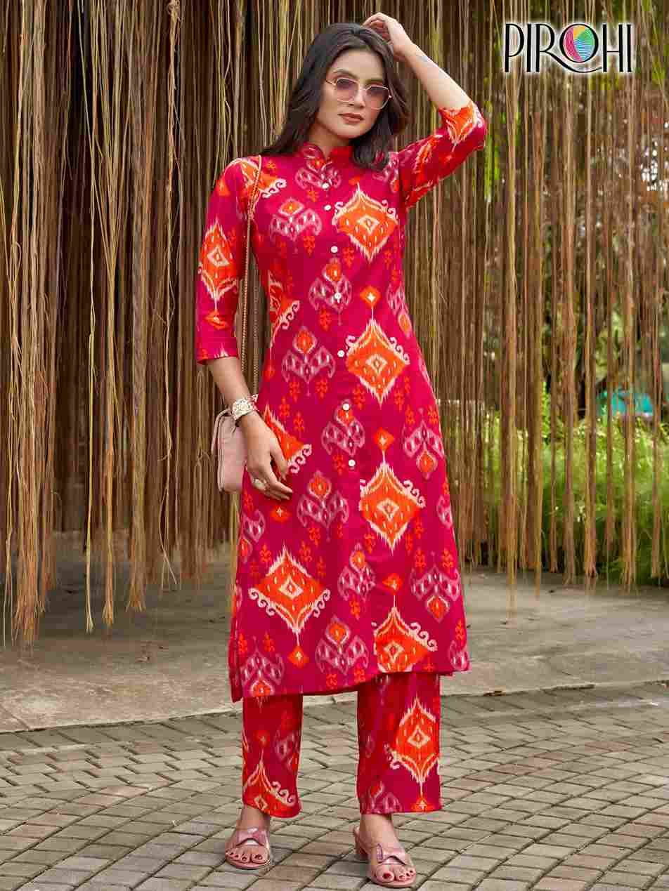 Kimora By Pirohi 101 To 108 Series Designer Stylish Fancy Colorful Beautiful Party Wear & Ethnic Wear Collection Viscose Vertican Co-Ord At Wholesale Price