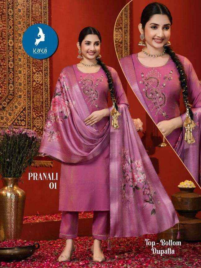 Pranali By Kaya 01 To 06 Series Beautiful Stylish Festive Suits Fancy Colorful Casual Wear & Ethnic Wear & Ready To Wear Roman Dresses At Wholesale Price