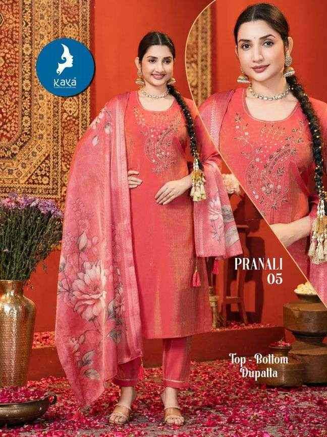 Pranali By Kaya 01 To 06 Series Beautiful Stylish Festive Suits Fancy Colorful Casual Wear & Ethnic Wear & Ready To Wear Roman Dresses At Wholesale Price