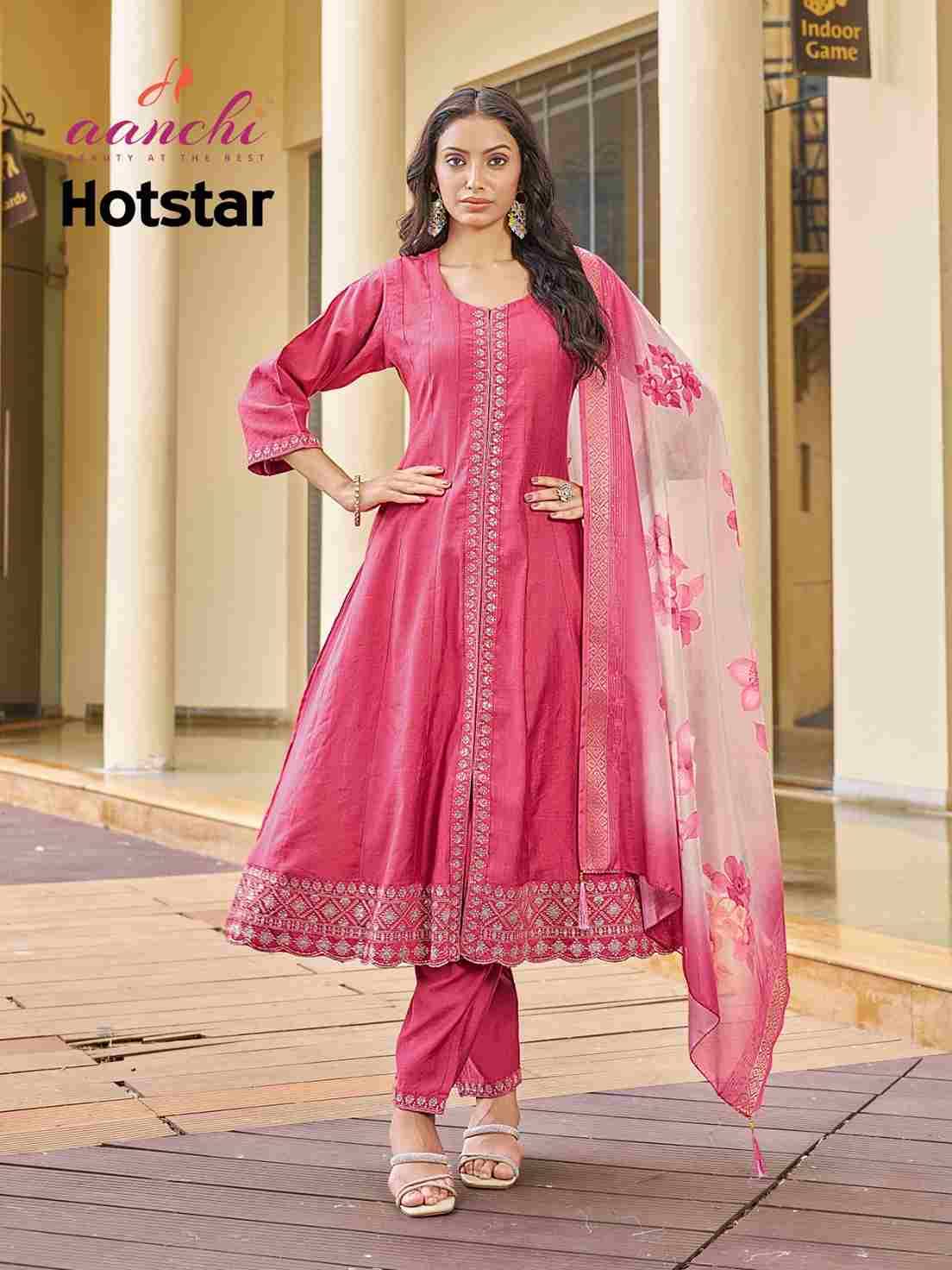 Hotstar By Aanchi 01 To 03 Series Beautiful Stylish Anarkali Suits Fancy Colorful Casual Wear & Ethnic Wear & Ready To Wear Vatican Dresses At Wholesale Price