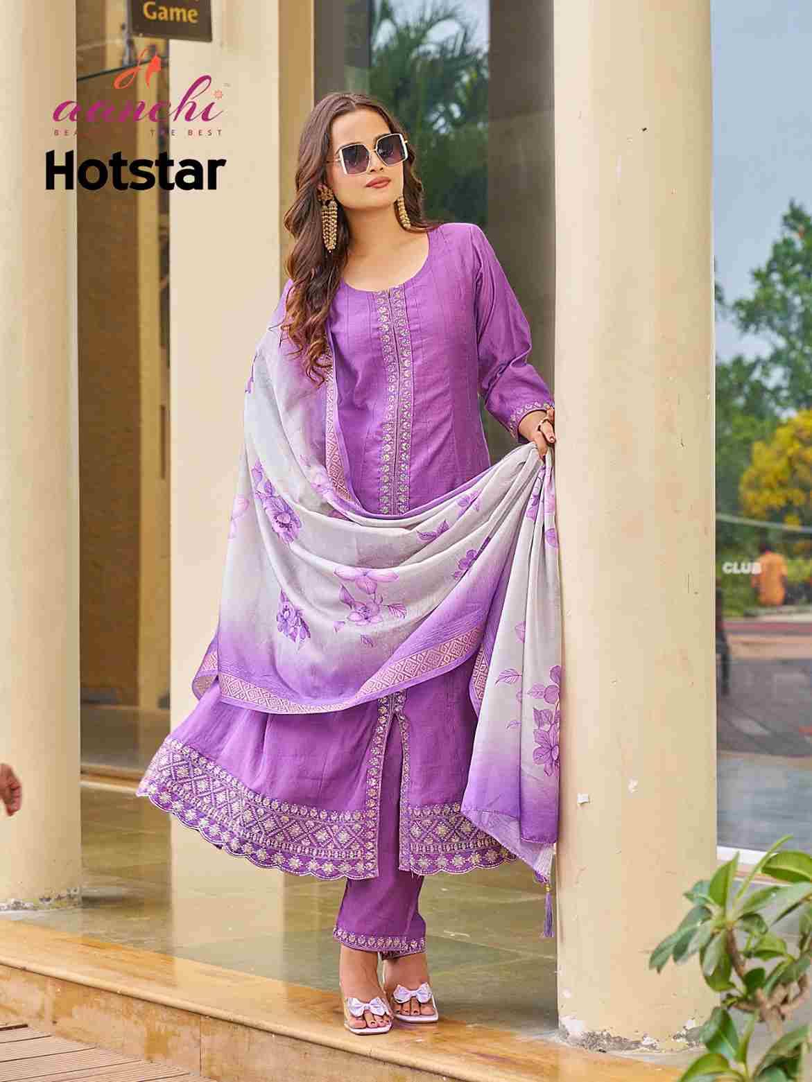 Hotstar By Aanchi 01 To 03 Series Beautiful Stylish Anarkali Suits Fancy Colorful Casual Wear & Ethnic Wear & Ready To Wear Vatican Dresses At Wholesale Price
