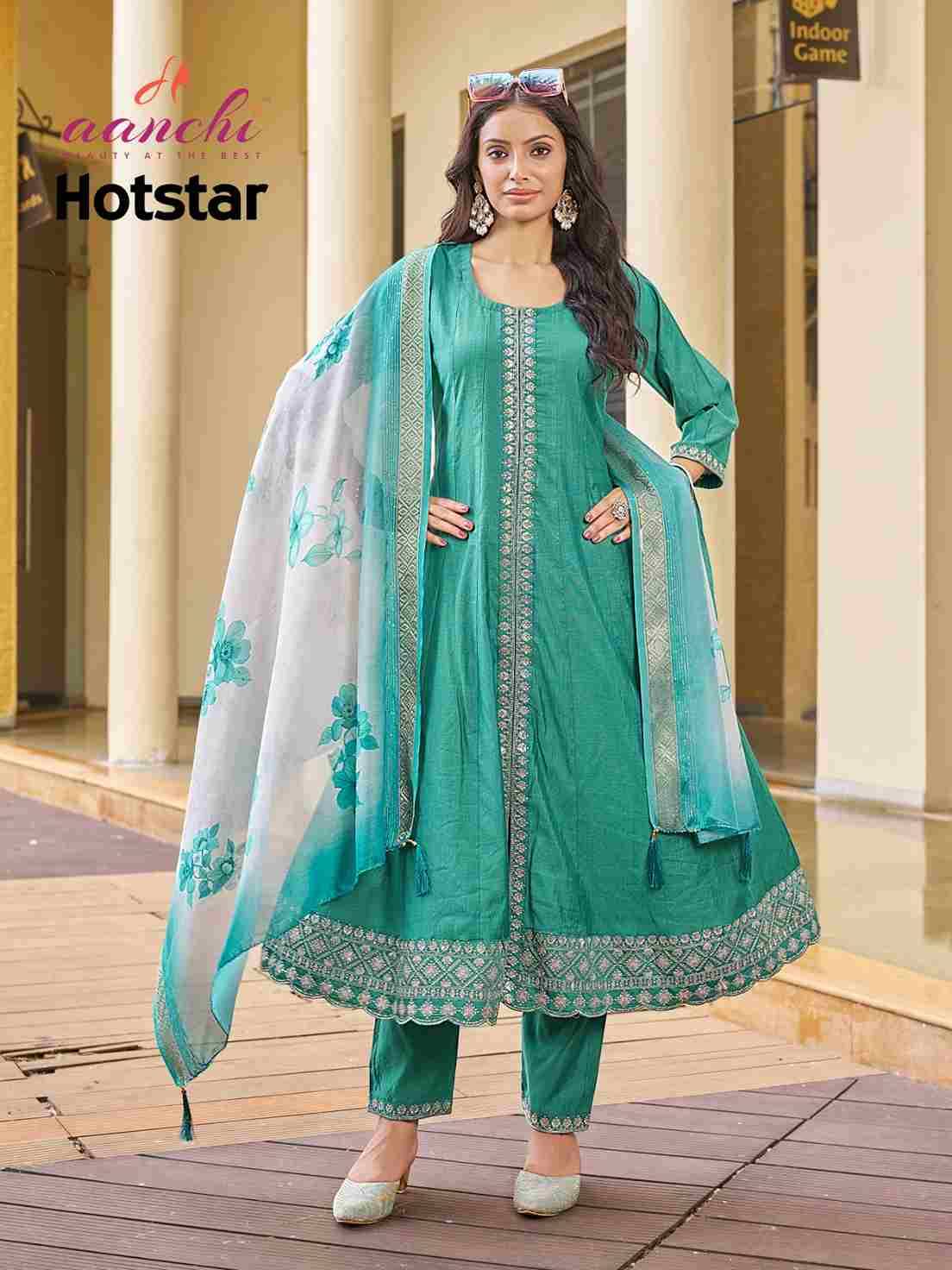 Hotstar By Aanchi 01 To 03 Series Beautiful Stylish Anarkali Suits Fancy Colorful Casual Wear & Ethnic Wear & Ready To Wear Vatican Dresses At Wholesale Price