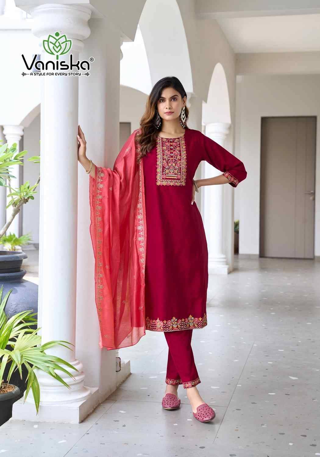 Palak Vol-2 By Vaniska 2001 To 2006 Series Beautiful Festive Suits Colorful Stylish Fancy Casual Wear & Ethnic Wear Vatican Silk Print Dresses At Wholesale Price