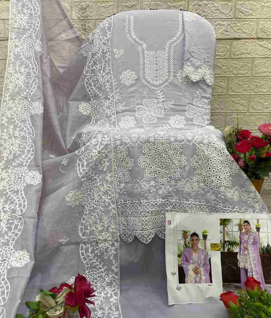 Elaf Vol-4 By Shraddha Designer 4001 To 4004 Series Designer Pakistani Suits Beautiful Stylish Fancy Colorful Party Wear & Occasional Wear Pure Cotton Print Embroidered Dresses At Wholesale Price