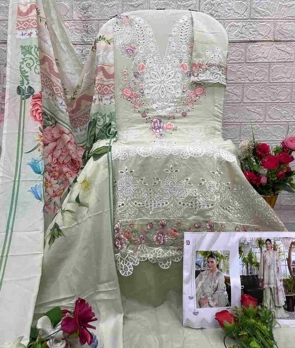 Elaf Vol-4 By Shraddha Designer 4001 To 4004 Series Designer Pakistani Suits Beautiful Stylish Fancy Colorful Party Wear & Occasional Wear Pure Cotton Print Embroidered Dresses At Wholesale Price