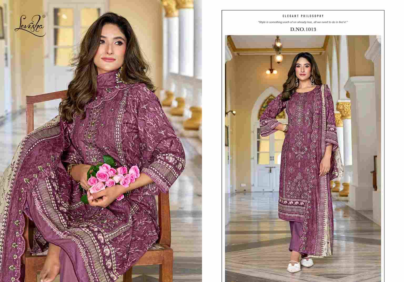 Madhubala Vol-10 By Levisha 1013 To 1018 Series Festive Suits Beautiful Fancy Colorful Stylish Party Wear & Occasional Wear Cambric Lawn Cotton Dresses At Wholesale Price