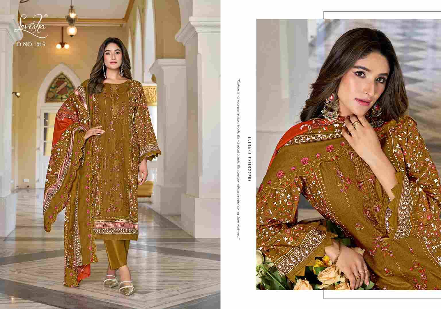Madhubala Vol-10 By Levisha 1013 To 1018 Series Festive Suits Beautiful Fancy Colorful Stylish Party Wear & Occasional Wear Cambric Lawn Cotton Dresses At Wholesale Price