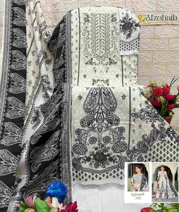 Farha By Alzohaib 1374 To 1377 Series Beautiful Pakistani Suits Stylish Fancy Colorful Party Wear & Occasional Wear Pure Cotton Print Dresses At Wholesale Price