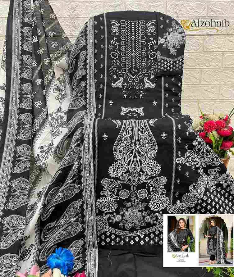 Farha By Alzohaib 1374 To 1377 Series Beautiful Pakistani Suits Stylish Fancy Colorful Party Wear & Occasional Wear Pure Cotton Print Dresses At Wholesale Price