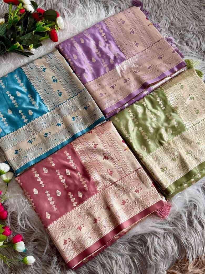 Vv-65 By Fashid Wholesale 01 To 04 Series Indian Traditional Wear Collection Beautiful Stylish Fancy Colorful Party Wear & Occasional Wear Paithani Silk Sarees At Wholesale Price