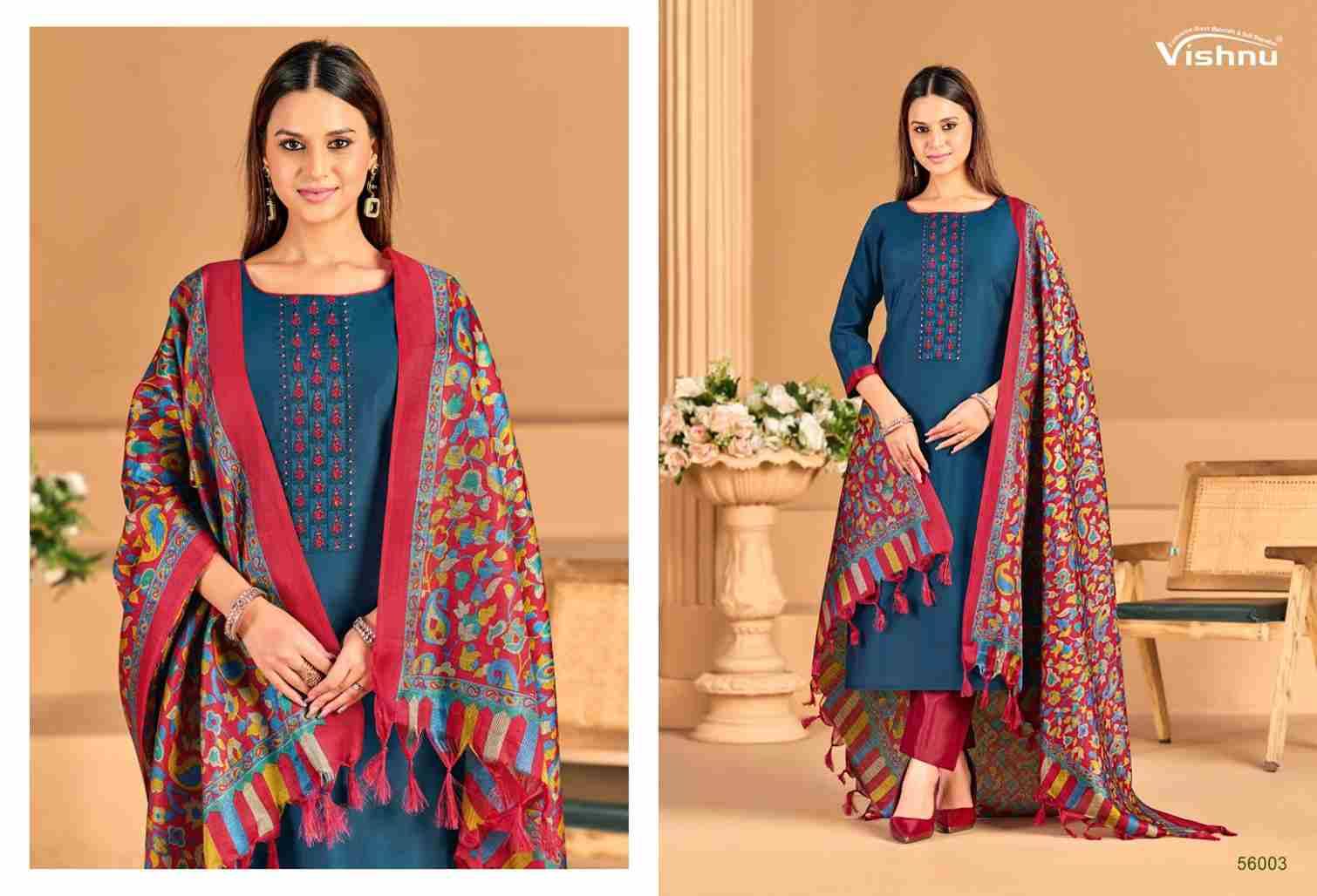 Evanka Vol-14 By Vishnu 56001 To 56012 Series Beautiful Stylish Festive Suits Fancy Colorful Casual Wear & Ethnic Wear & Ready To Wear Roman Silk Print Dresses At Wholesale Price
