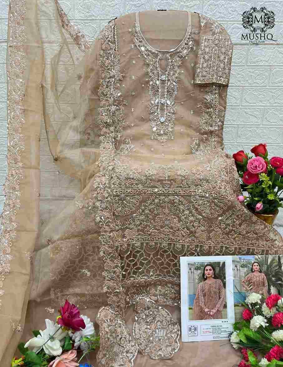 Mushk Hit Design 356 Colours By Mushk 356-A To 356-B Series Beautiful Winter Collection Pakistani Suits Stylish Fancy Colorful Casual Wear & Ethnic Wear Pure Organza Dresses At Wholesale Price