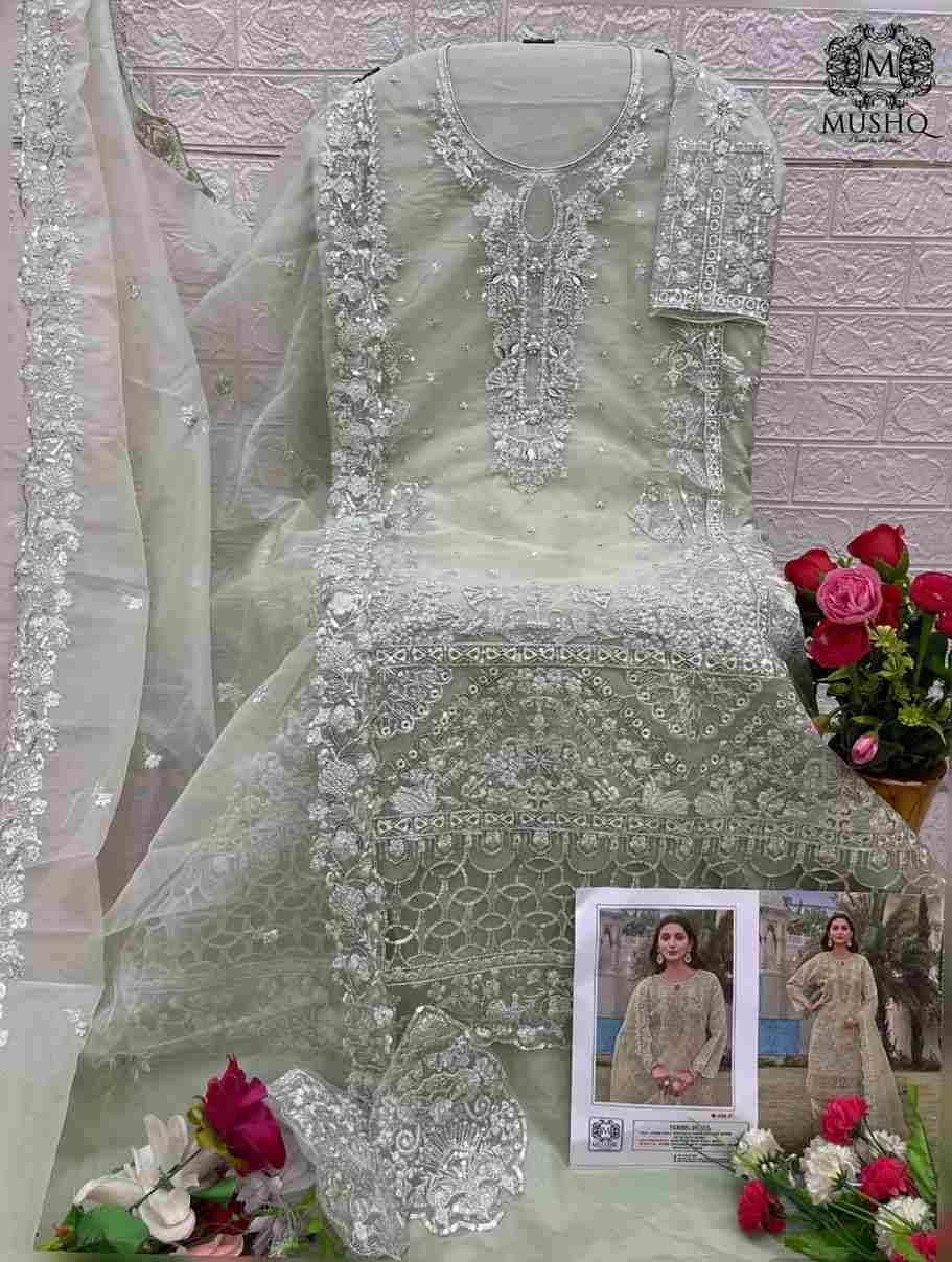 Mushk Hit Design 356 Colours By Mushk 356-A To 356-B Series Beautiful Winter Collection Pakistani Suits Stylish Fancy Colorful Casual Wear & Ethnic Wear Pure Organza Dresses At Wholesale Price