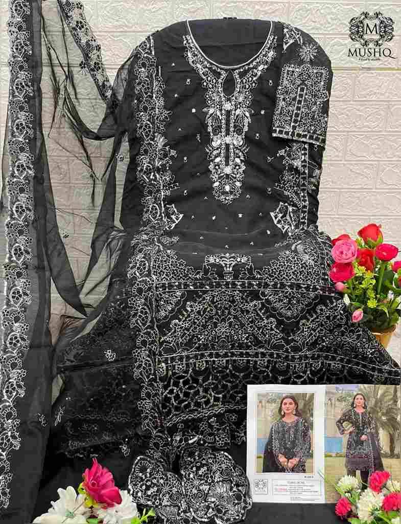 Mushk Hit Design 356 Colours By Mushk 356-A To 356-B Series Beautiful Winter Collection Pakistani Suits Stylish Fancy Colorful Casual Wear & Ethnic Wear Pure Organza Dresses At Wholesale Price