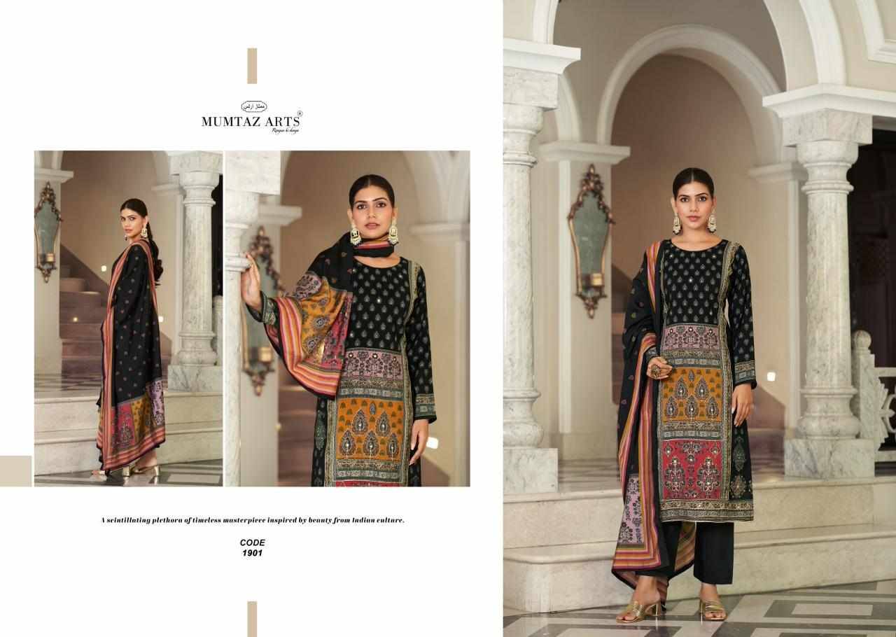 Lysha By Mumtaz Arts 1901 To 1904 Series Beautiful Festive Suits Stylish Fancy Colorful Casual Wear & Ethnic Wear Pure Muslin Print Dresses At Wholesale Price