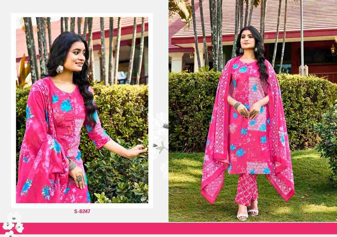 Kiva By SBS 6245 To 6248 Series Beautiful Festive Suits Colorful Stylish Fancy Casual Wear & Ethnic Wear Cotton Dresses At Wholesale Price