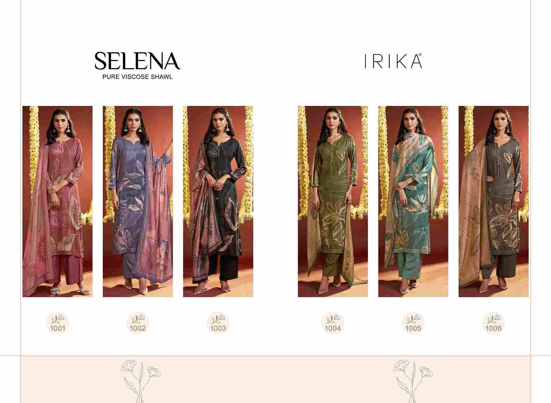 Selena By Irika 1001 To 1006 Series Designer Stylish Fancy Colorful Beautiful Party Wear & Ethnic Wear Collection Viscose Pashmina Dresses At Wholesale Price