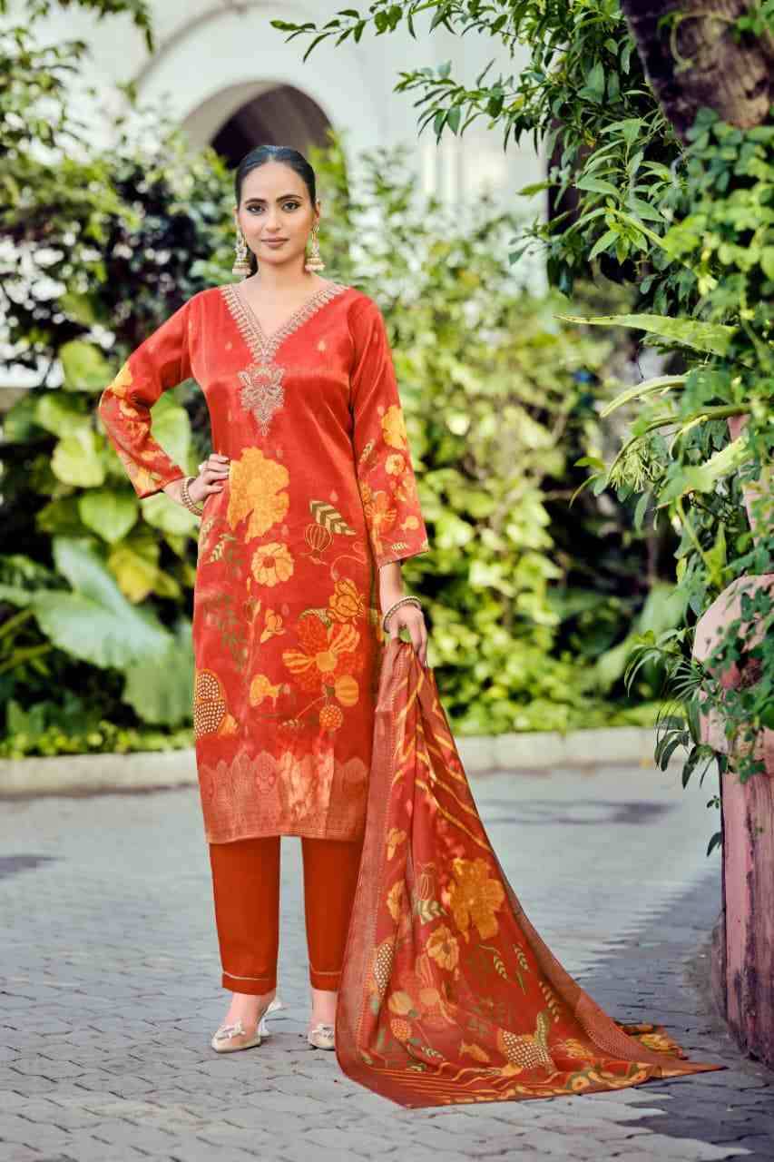 Gulabo By Ossm 1001 To 1006 Series Beautiful Festive Suits Colorful Stylish Fancy Casual Wear & Ethnic Wear Jacquard Silk Dresses At Wholesale Price