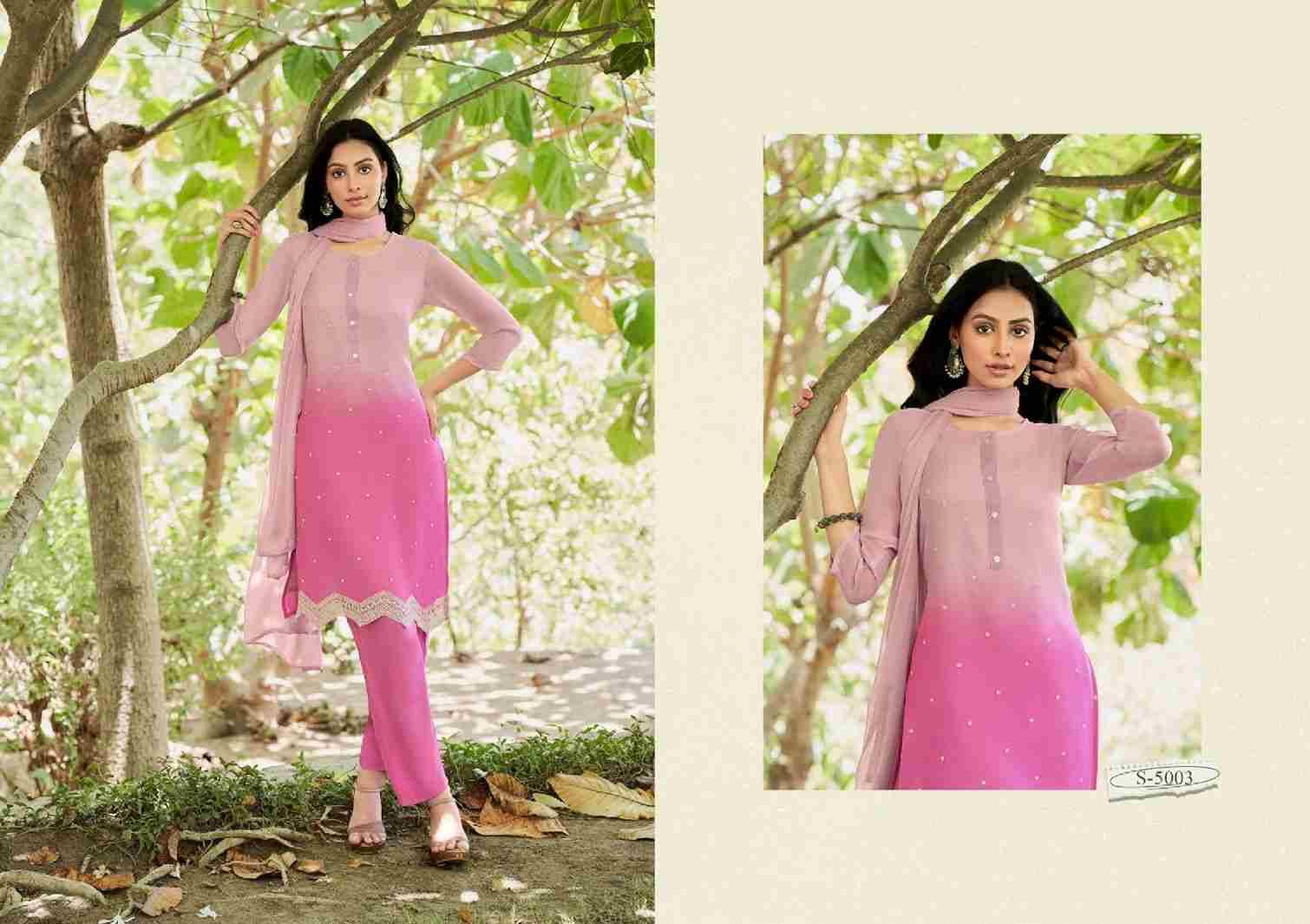 Aakriti By SBS 5001 To 5004 Series Beautiful Festive Suits Colorful Stylish Fancy Casual Wear & Ethnic Wear Viscose Georgette Dresses At Wholesale Price